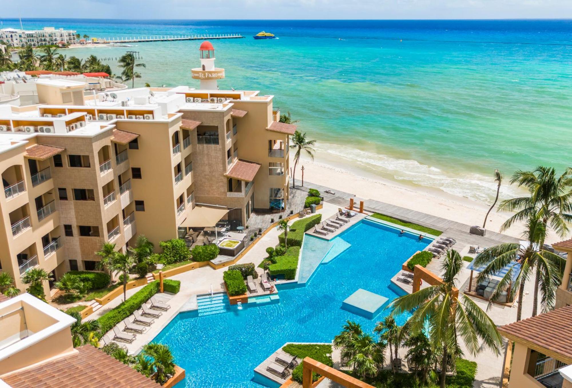 Beachfront 1 Bedroom Condo - El Faro, Surf 407 Playa del Carmen Exterior photo